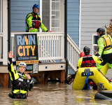 Rains trigger widespread flooding,  evacuations in Pacific Northwest